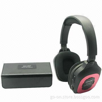 LCD TV Wireless Headphone with Transmitter, 2 x 1.5V AAA Batteries Power Supply